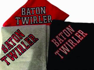 Embroidered Fleece ''Baton Twirler'' Blanket